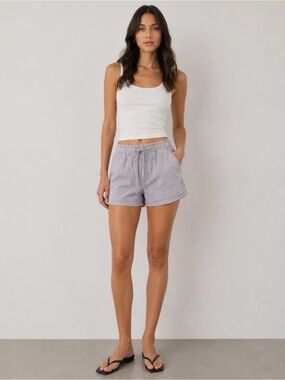 Mango Lavender Drawstring Women’s Shorts
